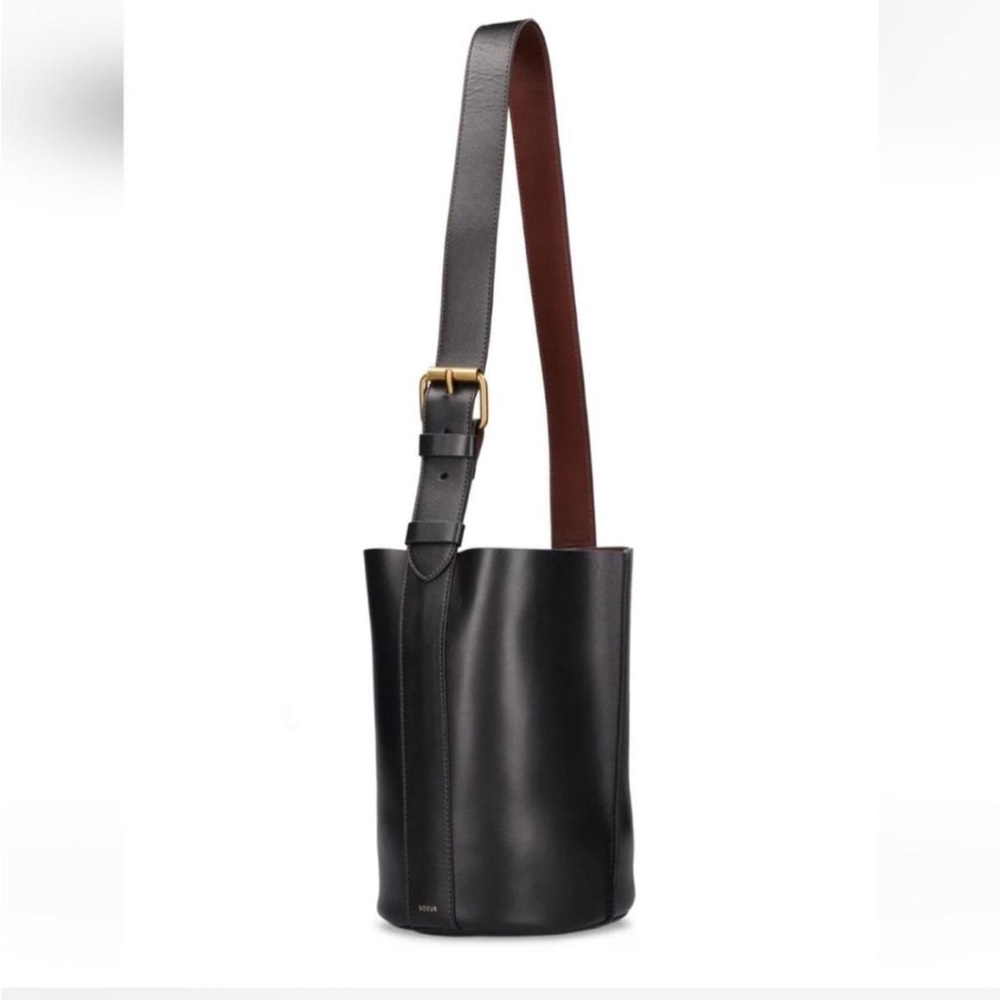 Mini Saul leather shoulder bag